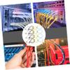 Mipcase 40pcs Adjustable Cord Organizer Mixed Style Silicone Cable Ties Reusable Wire Ties for Organizing Electronics Cables view 3