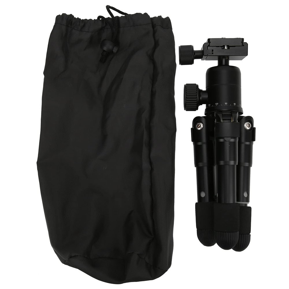 QQ66 Macro Tabletop Tripod for SLR Camera Aluminum Alloy Tripod for Mirorrless Camera