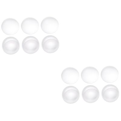 ABOOFAN 2sets 42mm Double Convex Glass Lens Plano-Convex Optic Lenses for Lab Projects 6pcs*2