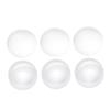 ABOOFAN 2sets 42mm Double Convex Glass Lens Plano-Convex Optic Lenses for Lab Projects 6pcs*2 view 3