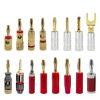 10/20Pcs Banana Connector Jack Gold Plated Audio Speaker 4MM Banana Plugs for Audio Video Speaker Terminal(Hx20) view 1