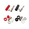 10Pair 4mm Banana Socket Connector Red Black Male Female Binding Post Test Terminal Panel Mount Adapter Connectors view 4