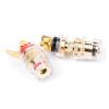 10PCS Banana Socket 4mm Wire Binding Post Copper Power Amplifier Speaker Terminal Crystal Cable Adapter Jack Connector(5 Red 5Black) view 4
