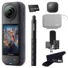 Insta360 X5 Travel Bundle-8K Waterproof 360 Action Camera with 1/1.28" 48MP Sensors, 8K 360 HDR Video, 72MP 360 Photo, 4K Single-Lens |Bundle Includes Travel Case, Selfie Stick, Lens Cap (512GB) view 1