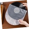 CONGARTENO 100pcs Anti-Static Vinyl Record Bags Storage Sleeves for Protects Against Scratches Damage Transparent Design for Easy Viewing view 2