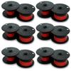 Calculator Ribbons Compatible with Canon MP21DX / MP-21DX 6-Pack Black & Red Ink view 1