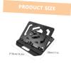 Angoily Ergonomic Laptop Stand Height Portable Laptop Computer Desk Riser for Neck Relief view 2