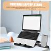 Angoily Ergonomic Laptop Stand Height Portable Laptop Computer Desk Riser for Neck Relief view 4