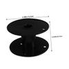 CIYODO 2pcs Cord Spool Empty Wire Reel Outer Diameter Plastic Extension Cord Organizer Tangle Design for Home Office view 2