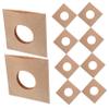 CORHAD 10pcs Vinyl Record Bag Kraft Paper Record Storage Case Protective Sleeves for Vinyl Cover Outer Sleeves view 1