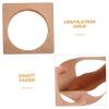 CORHAD 10pcs Vinyl Record Bag Kraft Paper Record Storage Case Protective Sleeves for Vinyl Cover Outer Sleeves view 3