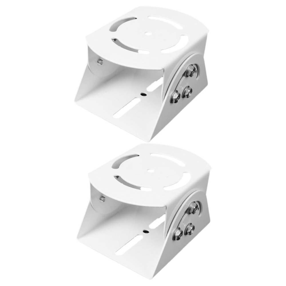 Vaguelly 2pcs Wall-Mounted Security Camera Mount Bracket Support System for Outdoor and Indoor Monitoring Easy Installation Stable and Secure