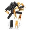 LALADEFIEE 10pcs Car Audio Spade Terminals Quick Connect Cold Pressed Wire Connectors Audio Performance Amplifier Wiring and Speaker Systems view 2
