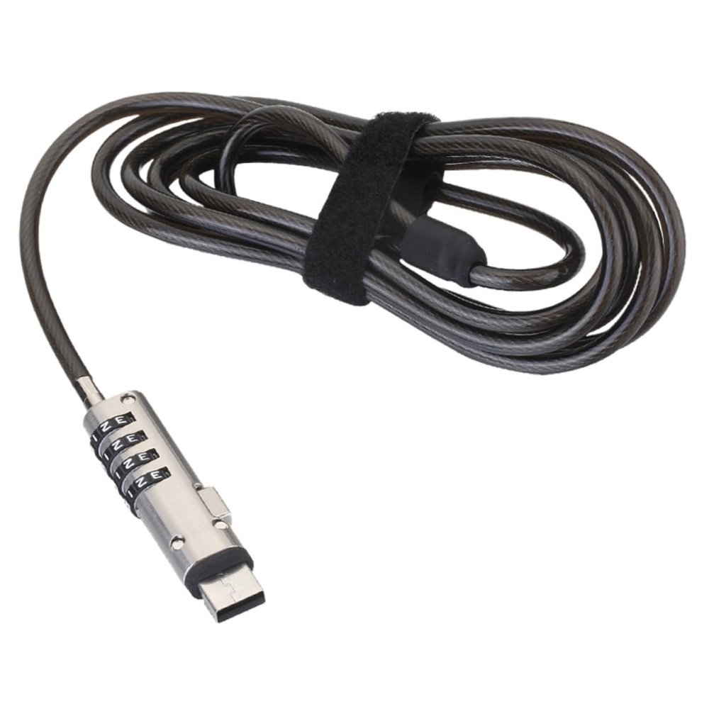 Angoily USB Interface Lock Theft Locking Device for Computer Laptop Secure Password Lock
