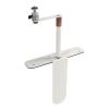 Adjustable Projector Stand, Bedside Projector Mount Holder 360 Rotation and 90 Tilt for Sofa, Office, Lightweight 2440CM 1/4in Thread Compatible with Various Devices (White) view 2