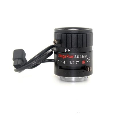 PINGANRUYI 3MP Lens 2.8-12mm Zoom HD CCTV Lens F1.4 Auto Iris CS Mount Lens for IP Security Cameras