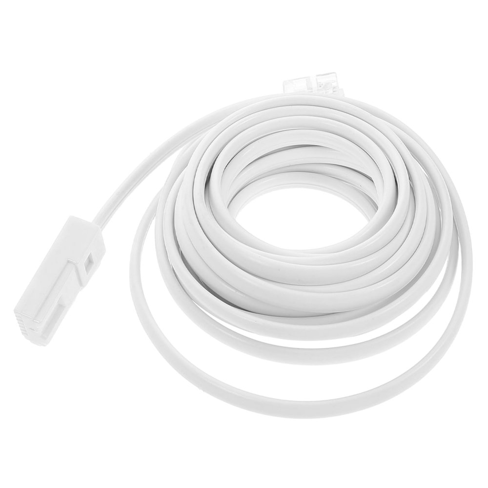 KALLORY 3m Long Phone Line Cord Extension for UK Landline Modem Fax Home Office Telephone Cable Classic Design Plug Play