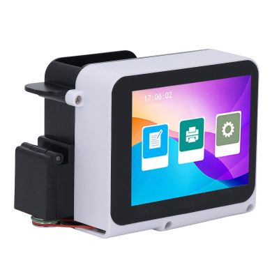 Walfront Portable Mini Handheld Inkjet Printer Smart 4 Core Cup HD Touch Screen for Wood Paper Plastic Carton Labels Fabric Acrylic