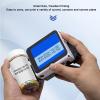 Walfront Portable Mini Handheld Inkjet Printer Smart 4 Core Cup HD Touch Screen for Wood Paper Plastic Carton Labels Fabric Acrylic view 3