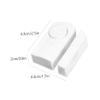 Lurrose Security Alarm Siren Sensor Door Window Doorbell 5pcs Loud Alarm for Home Office Shop view 2