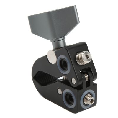 2Kg Load, Head Screw Clamp, Camera Ballhead Arm, Monitor Mounting Clamp for DSLR, Sports Camera, with Extended Microphone, Stabilizer
