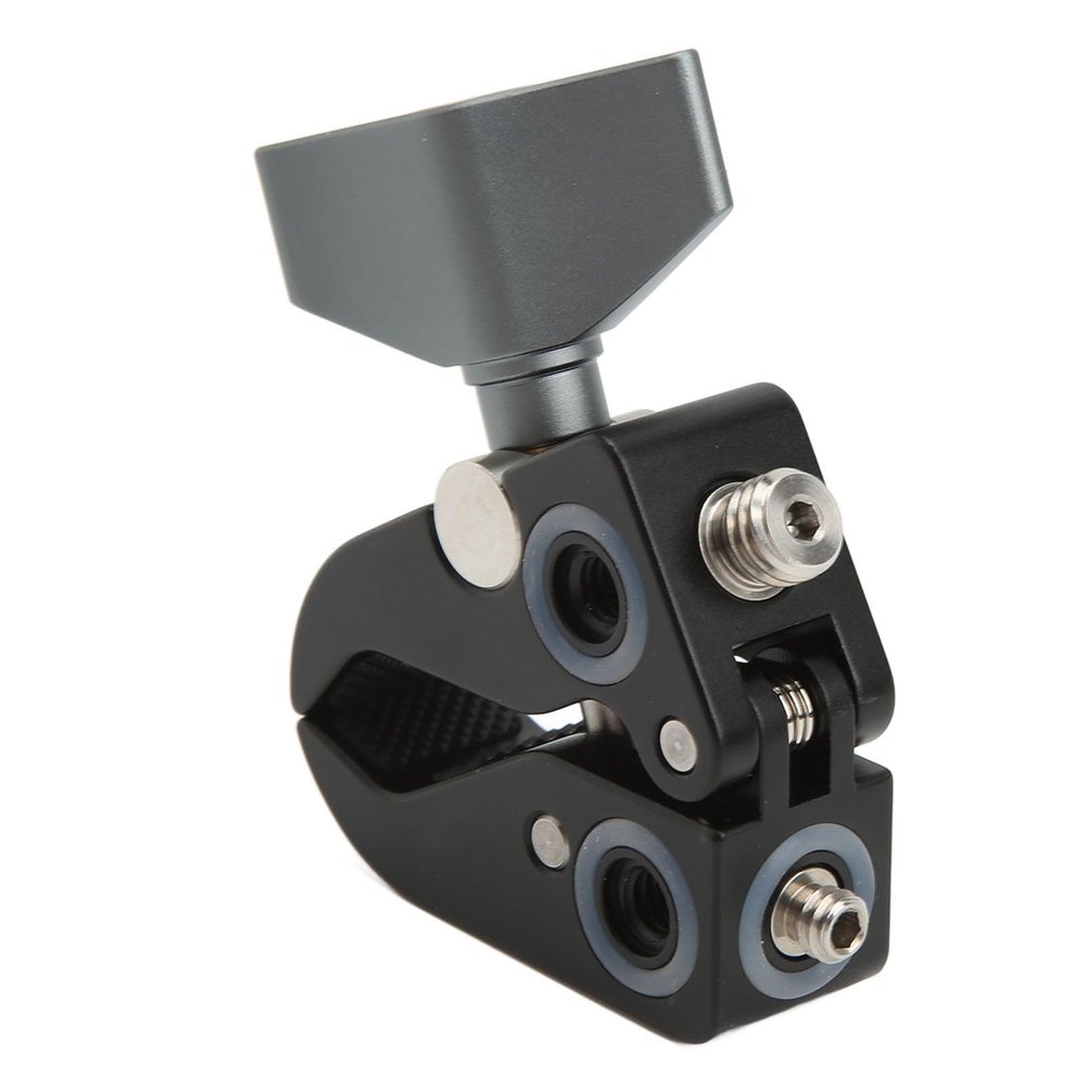 2Kg Load, Head Screw Clamp, Camera Ballhead Arm, Monitor Mounting Clamp for DSLR, Sports Camera, with Extended Microphone, Stabilizer