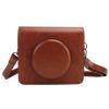 Adjustable Detachable Instant Camera Leather Bag, PU Leather Vintage Camera Bag for C300R with The Soft Plush Interior Protects Your Equipment from Scratches, Damage and dust. view 1