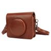 Adjustable Detachable Instant Camera Leather Bag, PU Leather Vintage Camera Bag for C300R with The Soft Plush Interior Protects Your Equipment from Scratches, Damage and dust. view 2