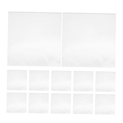 UPKOCH 24pcs Vinyl Record Outer Sleeves PVC Plastic Covers for Vinyl Protection for Record Albums for Storage and Display
