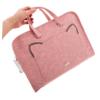 KALLORY Large Capacity Shockproof Laptop Bag for Women Multi-Functional Tote with Wheels for Travel Stylish Utility Computer Bag view 4