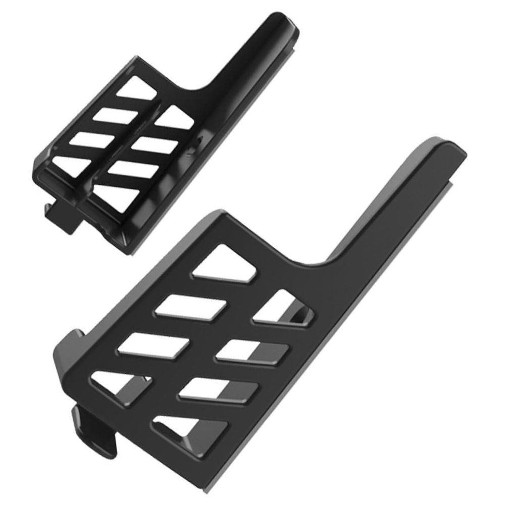 Lurrose Adjustable Wall Mount Phone Holder Dual Slots for Smartphones and Tablets for Home Office Kitchen and Bedroom Compatible Devices