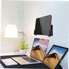 Lurrose Adjustable Wall Mount Phone Holder Dual Slots for Smartphones and Tablets for Home Office Kitchen and Bedroom Compatible Devices view 3