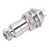 2Pcs Aviation Plug Socket Connector Zinc Alloy Shell Copper Silver Plated Connectors (3 Pin) view 2