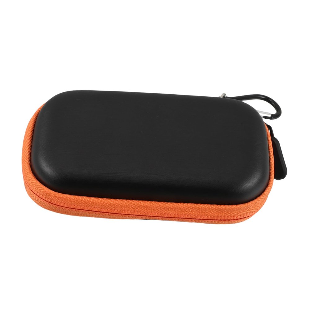 Tofficu Portable Hard Drive Case Compact Ssd Storage Bag Lightweight Organizer for Travel Elegant Protector for External Hard Drives and Cables for Daily Use and Go