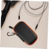 Tofficu Portable Hard Drive Case Compact Ssd Storage Bag Lightweight Organizer for Travel Elegant Protector for External Hard Drives and Cables for Daily Use and Go view 4