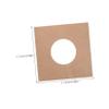 Mikinona 10 Pieces 7-Inch Vinyl Record Sleeves Cardboard Album Covers Holes for Phonograph Storage Acid-Free and Protection for Vinyl Records view 2