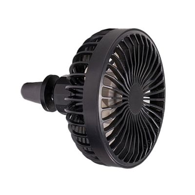 Lurrose Usb Car Air Outlet Fan Truck Mini Fan for Air Conditioning Cooling Rotatable Compact Design for Vehicles and Desktops Black