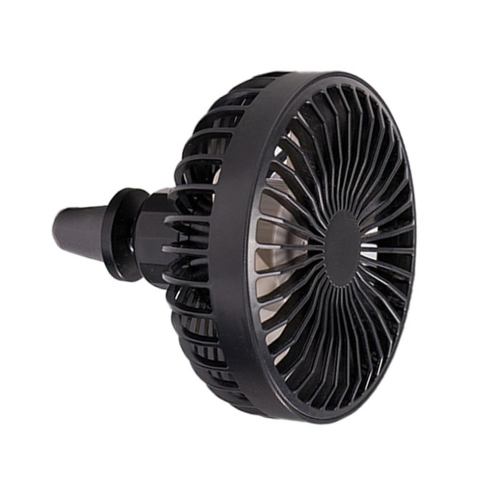 Lurrose Usb Car Air Outlet Fan Truck Mini Fan for Air Conditioning Cooling Rotatable Compact Design for Vehicles and Desktops Black
