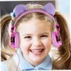 Homoyoyo Lovely Plush Cartoon Ear Headphones for Boy Girl Noise Cancelling Headset with Volume Limiter Cushioned Design for Girls for School Play view 4