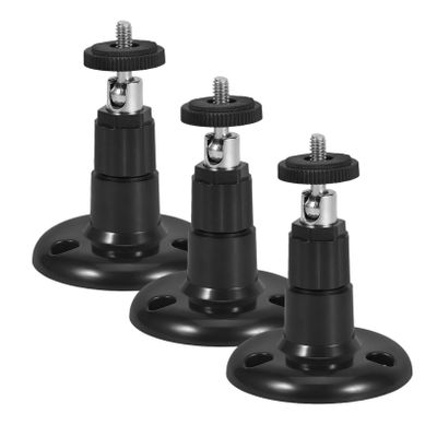 GLEAVI 3pcs Camera Bracket Wall Mount for Security Cameras Indoor Monitor Mounting Sturdy Reliable Fit