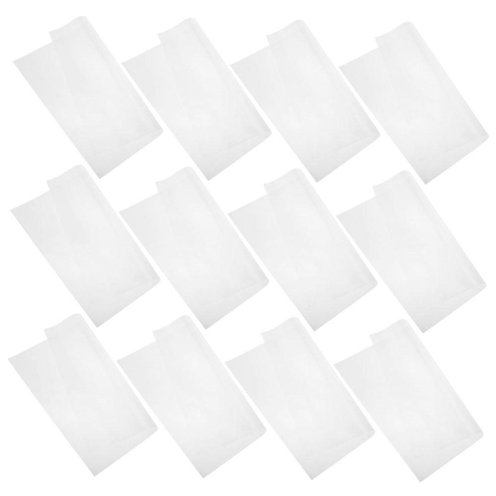 CIYODO 30pcs Vinyl Record Bag Outer Sleeves Adhesive Thickened Protection Water Resistant Easy Viewing Portable for Album Collection