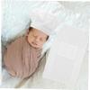 BESPORTBLE Baby Photography Props Newborn Chef Hat Apron Fashionable Dress Set for Baby Photo Sessions view 4