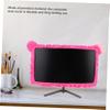 Angoily 1pc Computer Screen Cover Dust Screen Elastic Monitor Cover Lovely Cat Ear Design Easy to Clean view 2