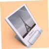 ARTIBETTER Reading Stand Adjustable Frame Metal Bookshelf for Books Tablets Portable Holder for Myopia Prevention for Home Office Grey view 2