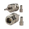 10pcs N Male/N Female Crimp for RG174 RG316 LMR100 Cable Straight Adapter Connector(N female 10pcs) view 1