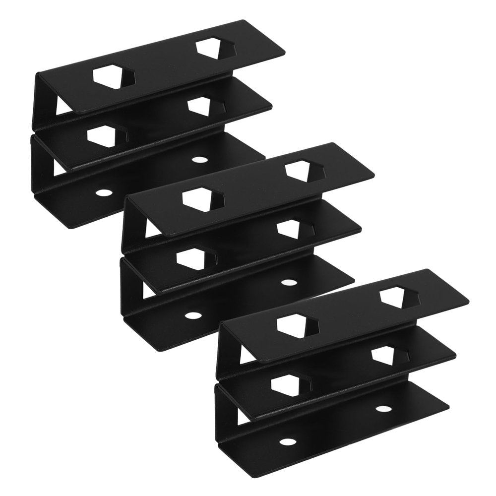 Housoutil 1set Desk Laptop Mount Double-Layer Laptop Support for Tidy Workspace Easy Installation Included Screws