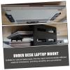 Housoutil 1set Desk Laptop Mount Double-Layer Laptop Support for Tidy Workspace Easy Installation Included Screws view 2