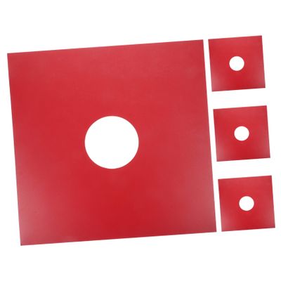 JECOMPRIS 4pcs Vinyl Record Outer Sleeves Vinyl Record Covers for Protection Against Scratches and Scuff Marks for Storage and Display