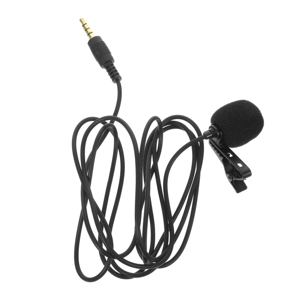 DIYEAH Lavalier Lapel Microphone for Phone Compact Recording Mic Mini Mic Clip for Game Streaming