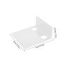DECHOUS Baby Monitor Wall Mount Bracket for Nursery Small Floating Shelf for Security Camera and Speakers Adjustable Design Sturdy Plastic for Child's Room view 2
